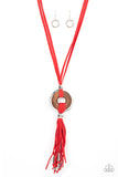 ARTISANS and Crafts - Red Necklace - Paparazzi Accessories