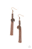 Twinkle Twinkle Little Trinket - Copper Earrings – Paparazzi Accessories