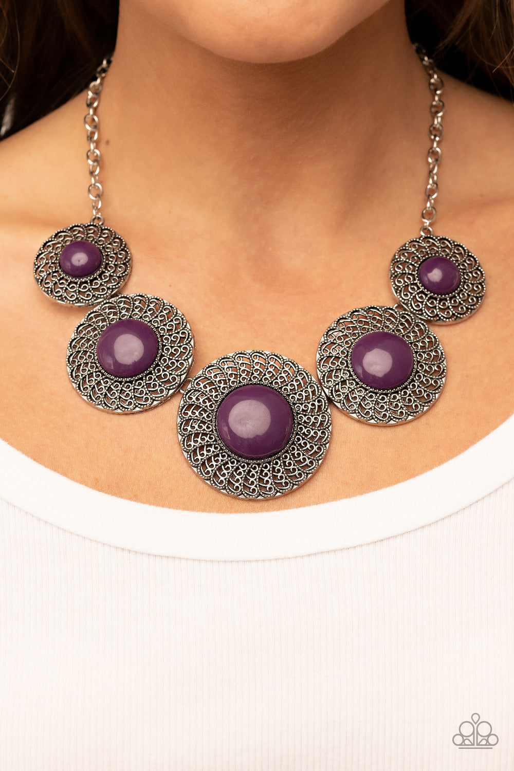 Party Crasher - purple - Paparazzi necklace – JewelryBlingThing