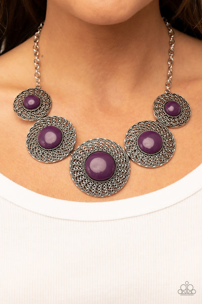 Bejeweled Baroness - purple - Paparazzi necklace – JewelryBlingThing