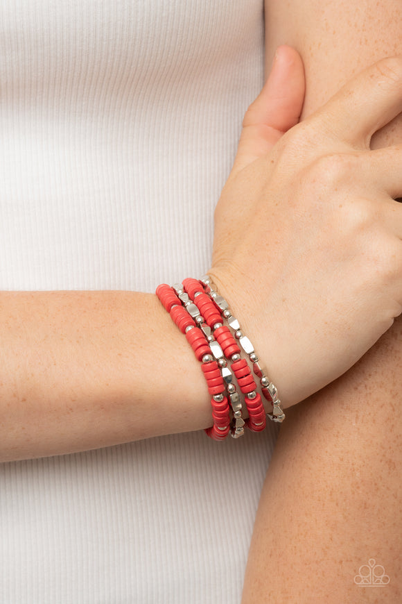 Anasazi Apothecary - Red Bracelet – Paparazzi Accessories