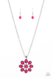 In the MEADOW of Nowhere - Pink Necklace – Paparazzi Accessories