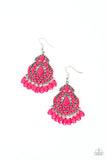Persian Posh - Pink Earrings – Paparazzi Accessories