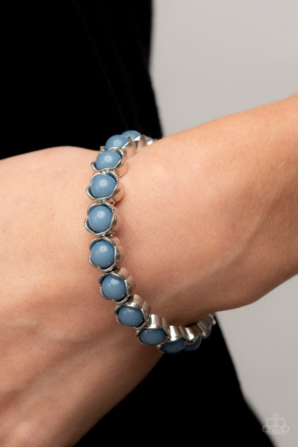 Lets be Buds - Blue Bracelet – Paparazzi Accessories