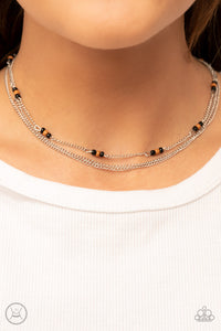 Bountifully Beaded - Black Necklace – Paparazzi Accessories