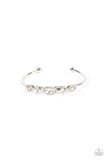 Disarming Dazzle - White Bracelet – Paparazzi Accessories