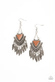 Shady Oasis - Brown Earrings – Paparazzi Accessories