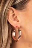 Curvy Charmer - Rose Gold Earrings – Paparazzi Accessories