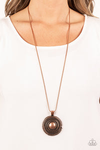 Solar Swirl - Copper Necklace – Paparazzi Accessories