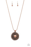 Solar Swirl - Copper Necklace – Paparazzi Accessories