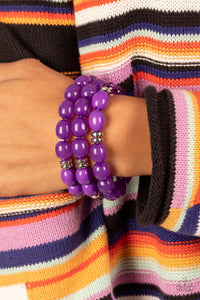 Coastal Coastin - Purple Bracelet – Paparazzi Accessories