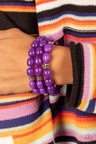 Coastal Coastin - Purple Bracelet – Paparazzi Accessories