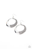 Downtown Jungle - Silver Earrings – Paparazzi Accessories