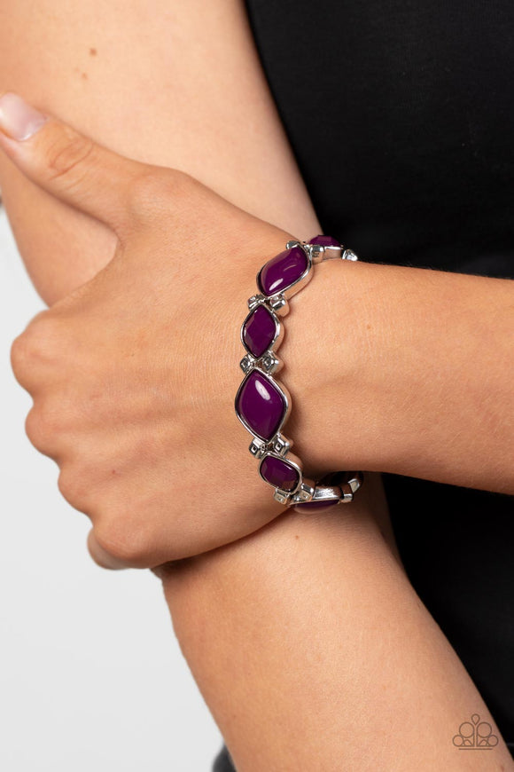 Boldly BEAD-azzled - Purple Bracelet – Paparazzi Accessories