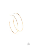 Can I Get a HOOP HOOP - Gold Earrings – Paparazzi Accessories