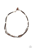 Backpack Paradise - Copper Necklace - Paparazzi Accessories