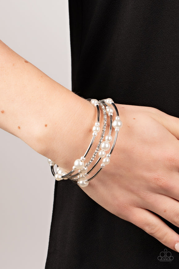 Marina Masterpiece - White Bracelet – Paparazzi Accessories