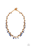 Canyon Voyage - Blue Necklace - Paparazzi Accessories