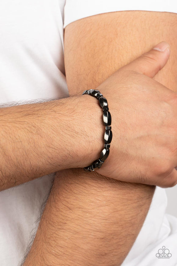 Magnetic Mantra - Black Bracelet - Paparazzi Accessories