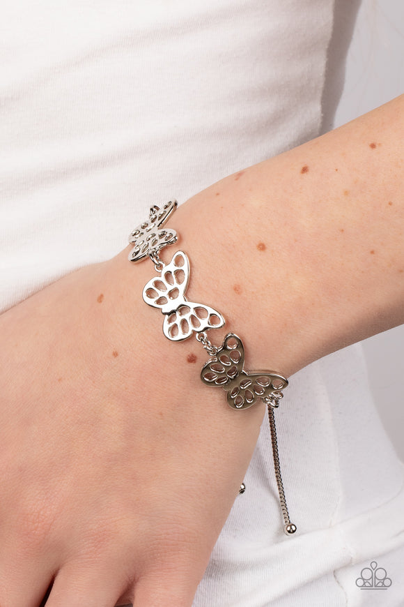 Put a WING on It - Silver Bracelet – Paparazzi Accessories
