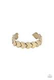 Hearts Galore - Brass Bracelet - Paparazzi Accessories