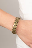 Hearts Galore - Brass Bracelet - Paparazzi Accessories