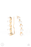 Drop-Top Attitude - Gold Earrings – Paparazzi Accessories