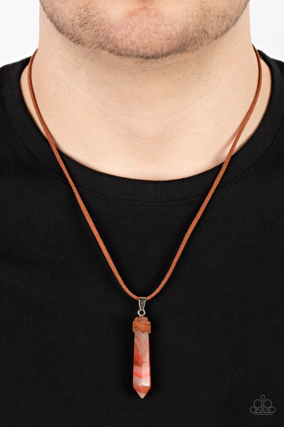 Holistic Harmony - Orange Necklace – Paparazzi Accessories