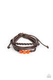 Rest Easy - Orange Bracelet - Paparazzi Accessories