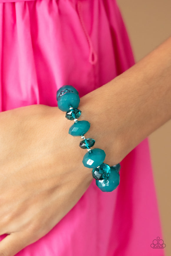 Keep GLOWING Forward - Blue Bracelet – Paparazzi Accessories