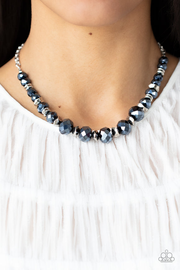 Cosmic Cadence - Blue Necklace – Paparazzi Accessories