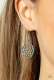 Springtime Salutations - Blue Earrings – Paparazzi Accessories