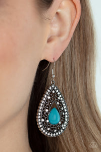 Cloud Nine Couture - Blue Earrings – Paparazzi Accessories