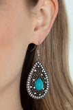 Cloud Nine Couture - Blue Earrings – Paparazzi Accessories