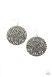 The Whole Nine VINEYARDS - Silver Earrings – Paparazzi Accessories