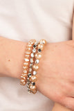 Shoreside Soiree - Brown Bracelet - Paparazzi Accessories