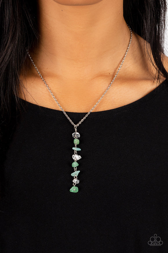 Tranquil Tidings - Green Necklace – Paparazzi Accessories