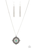 Compass Composure - Green Necklace – Paparazzi Accessories