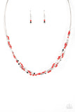 Explore Every Angle - Red Necklace – Paparazzi Accessories