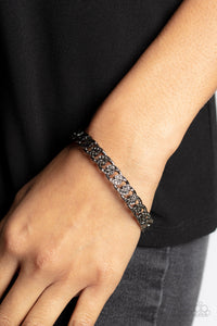 Some Serious Shimmer - Black Bracelet – Paparazzi Accessories