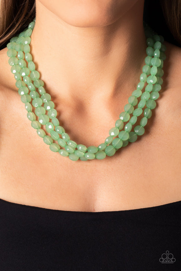 Boundless Bliss - Green Necklace – Paparazzi Accessories