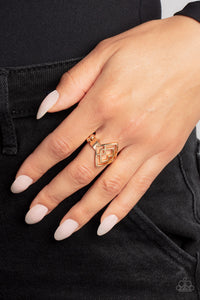 Diamond Duo - Gold Ring – Paparazzi Accessories