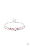 Lusty Luster - Pink Bracelet - Paparazzi Accessories