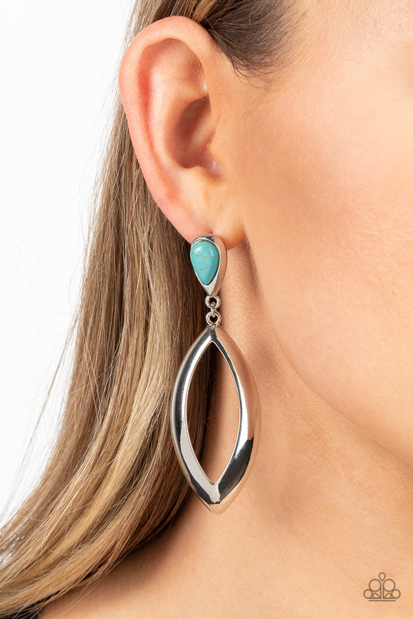 Artisan Anthem - Blue Earrings – Paparazzi Accessories