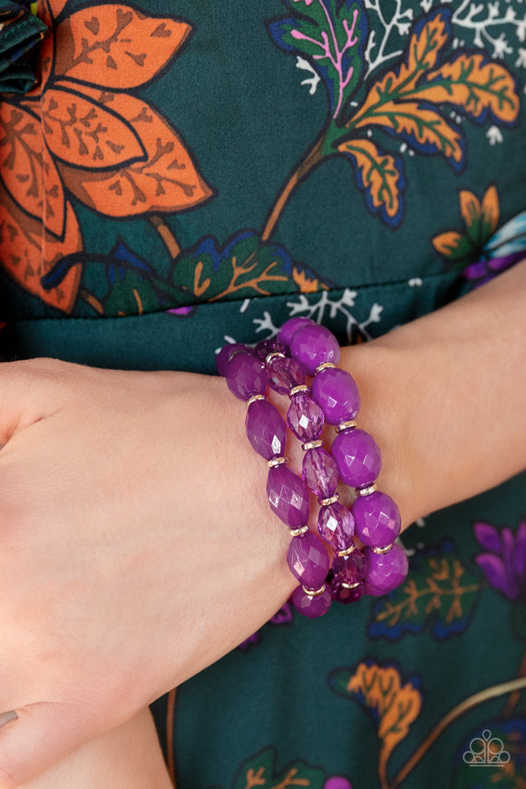 High Tide Hammock - Purple Bracelet – Paparazzi Accessories