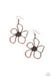 Wildflower Walkway - Copper Earrings – Paparazzi Accessories