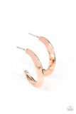 BEVEL Up - Rose Gold Earrings – Paparazzi Accessories