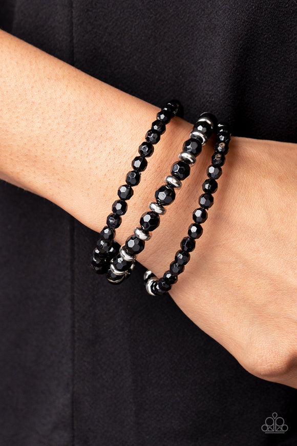 Its a Vibe - Black Bracelet – Paparazzi Accessories