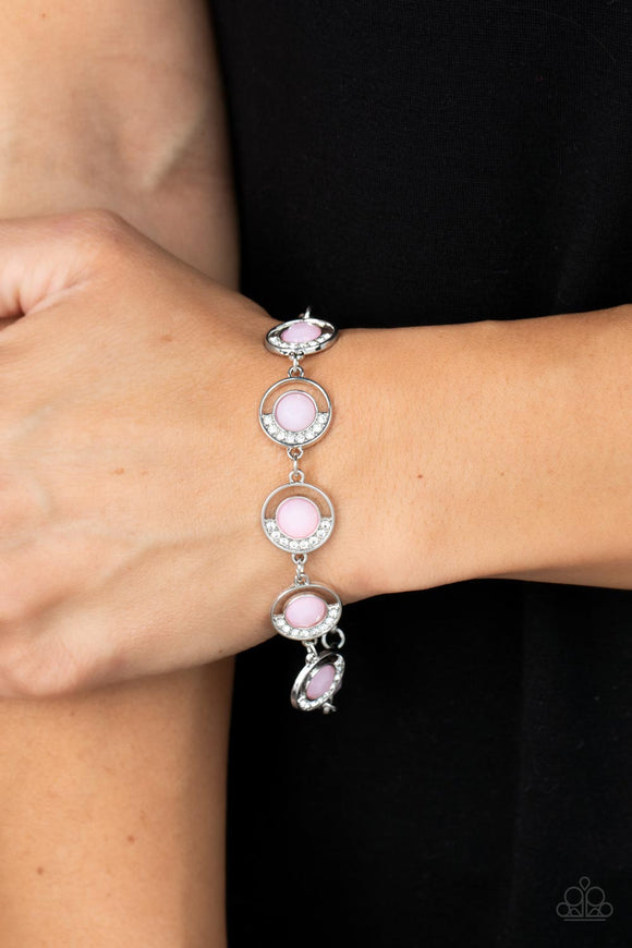 Twinkling Trajectory - Pink Bracelet – Paparazzi Accessories