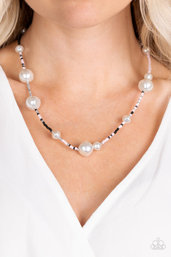 Modern Marina - Pink Necklace – Paparazzi Accessories